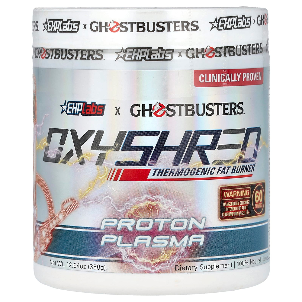 EHPlabs, Ghostbuster, OxyShred, термогенный сжигатель жира, протонная плазма, 358 г (12,64 унции)