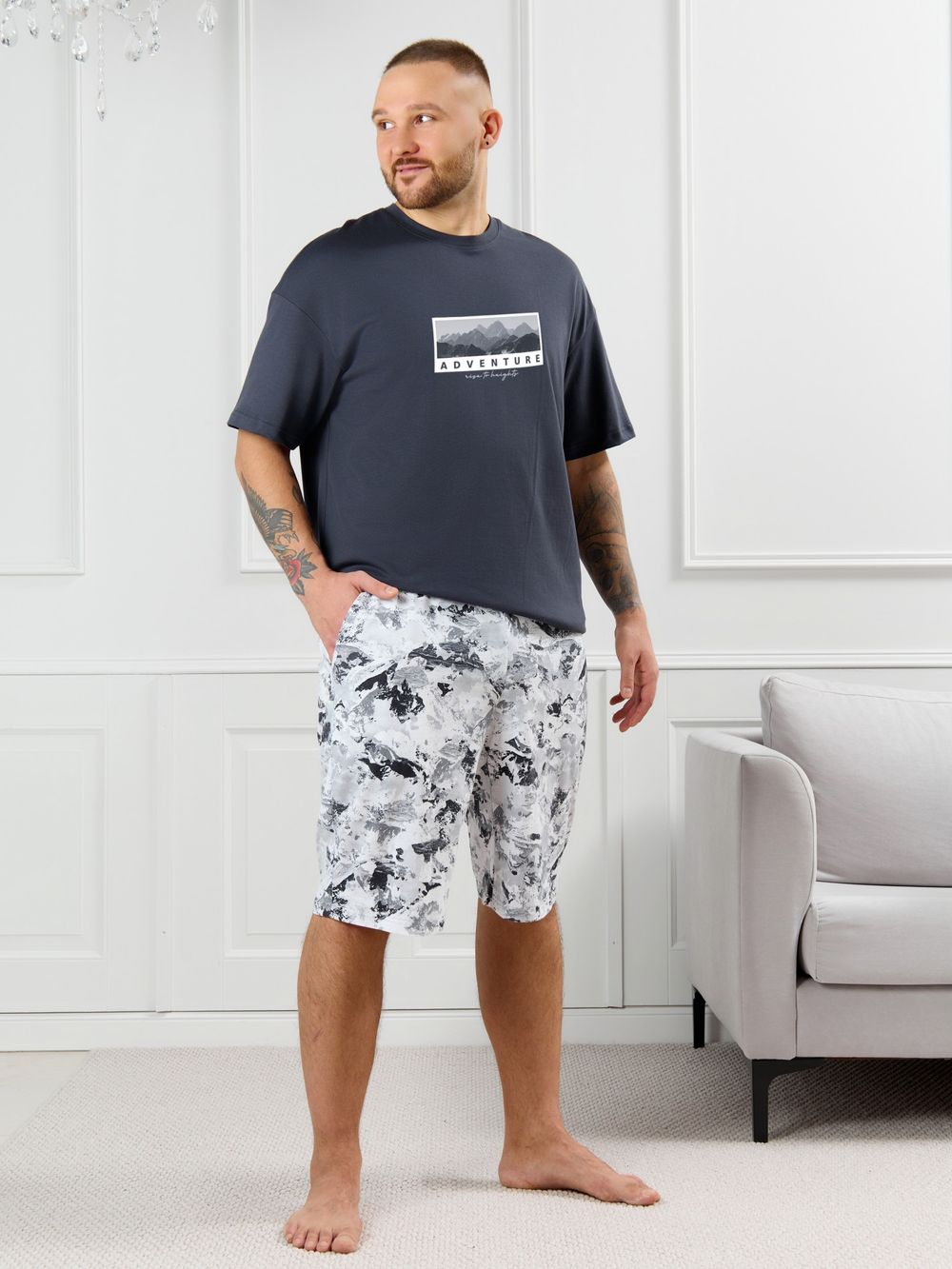 Костюм мужской Олимп-4 Виотекс ГРАФИТОВЫЙ