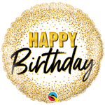 Шар Фольгированный Конфетти золотое (Золотой)