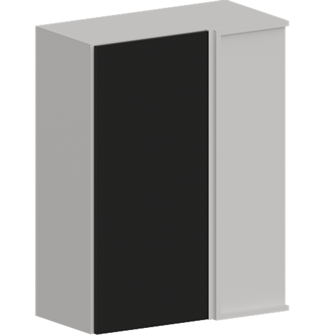 Кухня Модуль ШВУ 709 Белый / Черный матовый