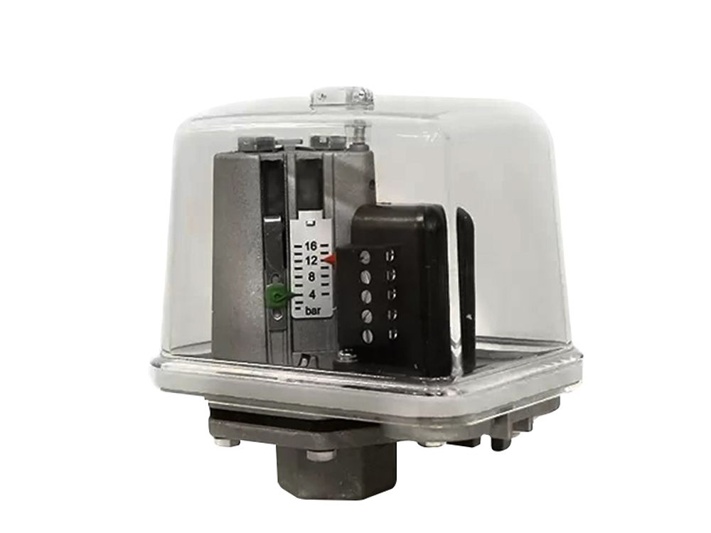 Реле давления воды для насоса 1-16 бар 220В до 0.55 кВт G3/8&quot; алюминиевый фланец Сondor MDR FF4-16 DAH