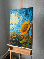 Картина маслом на холсте "День солнца" 80х50 см. Деревянный подрамник. Художник Наталия Осадчук