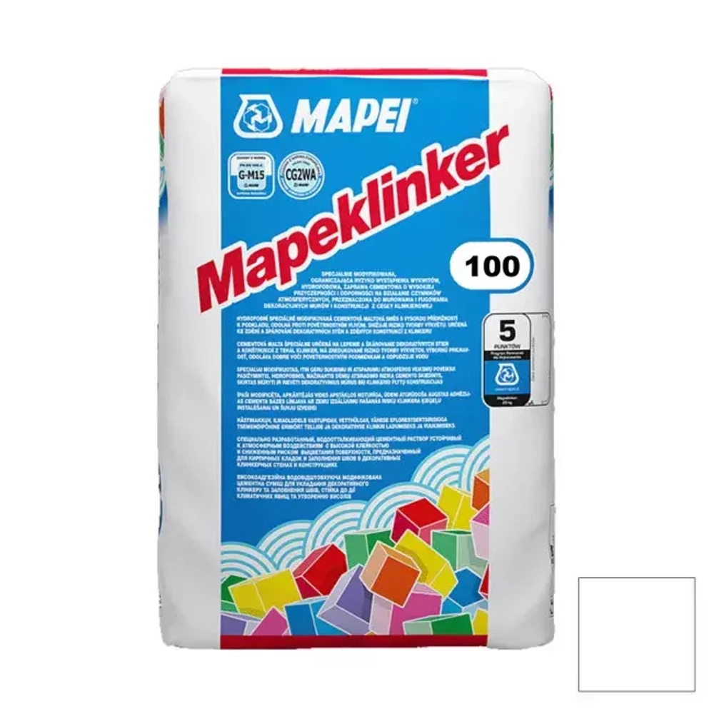 Цветная смесь для заполнения швов и кладки Mapei MAPECLINKER 136 (Гончарная глина), 25кг