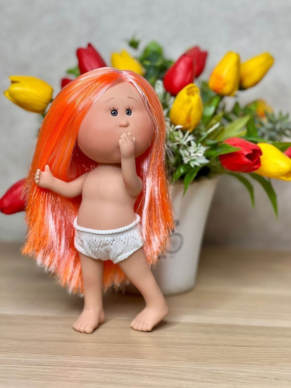 Кукла Nines виниловая 23см Little Mia без одежды (3199W22)