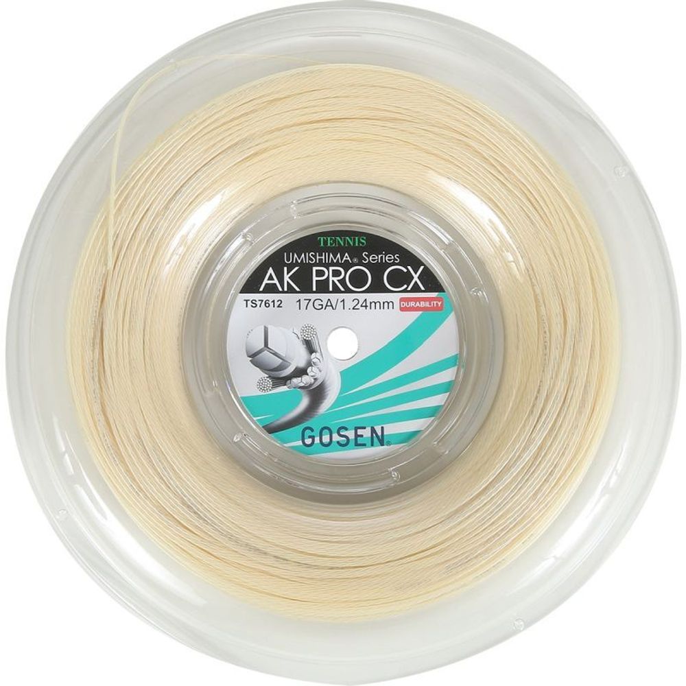Теннисные струны Gosen Umishima AK PRO CX (240 m) - натуральные