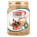 Premier Protein, Порошок из 100% сывороточного протеина с энергией, кофейный латте, 680 г (23,9 унции)