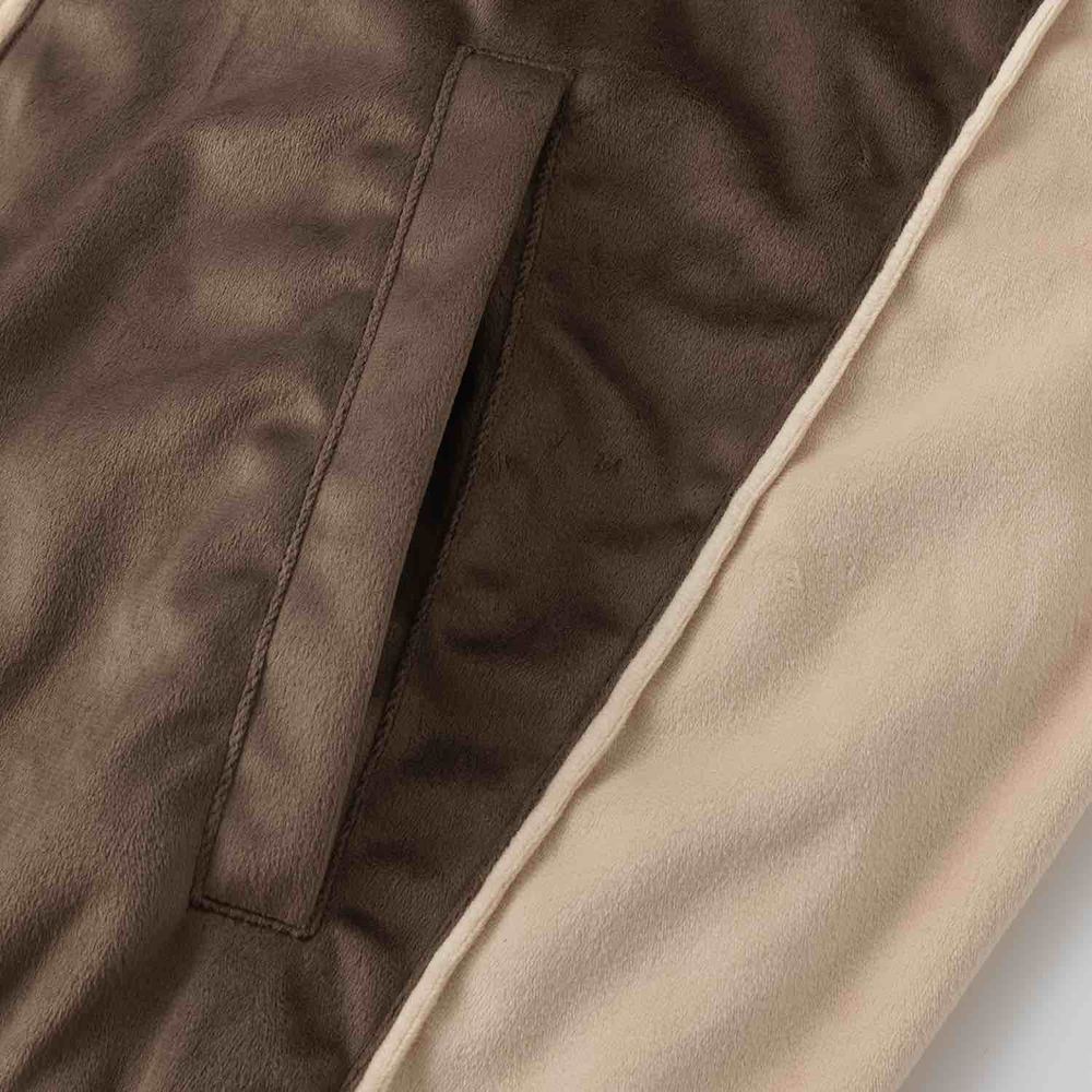 Олимпийка Ymkashix велюровая Puff коричневая