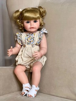 Кукла Реборн виниловая 55см в пакете (FA-022)