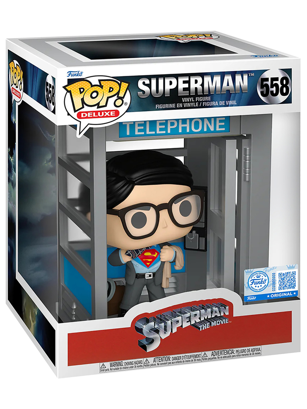 Фигурка Funko POP! Deluxe DC Superman 2025 Superman w/Booth (Exc) (558) 87186