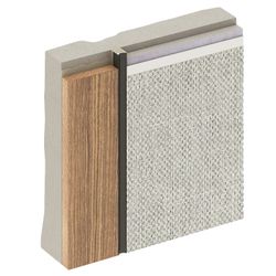 Теневой профиль разделительный анодированный черный, 3000x10x10 мм