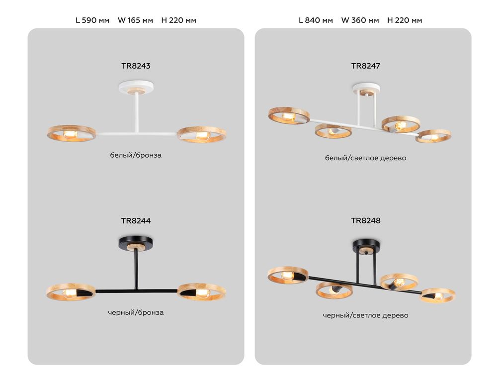 Ambrella Подвесной светильник со сменной лампой Loft TR8244