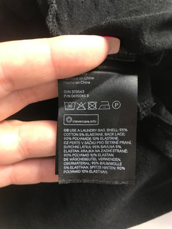 Футболка H&M с кружевными вставками, маркировка S, визуально 44 размер