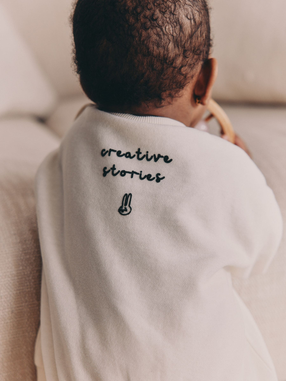 Толстовка и легинсы в комплекте для малышей Next W76-817, Молочный, Розовый