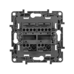 Переключатель 2х-клавишный 10A 250В антрацит ETIKA Legrand