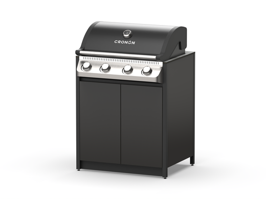 Газовый гриль Lounge D-06G, 79 см, черный/серый каспий