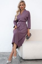 Платье Турин (сливовый)-46р-р Р11-1222 Nikol