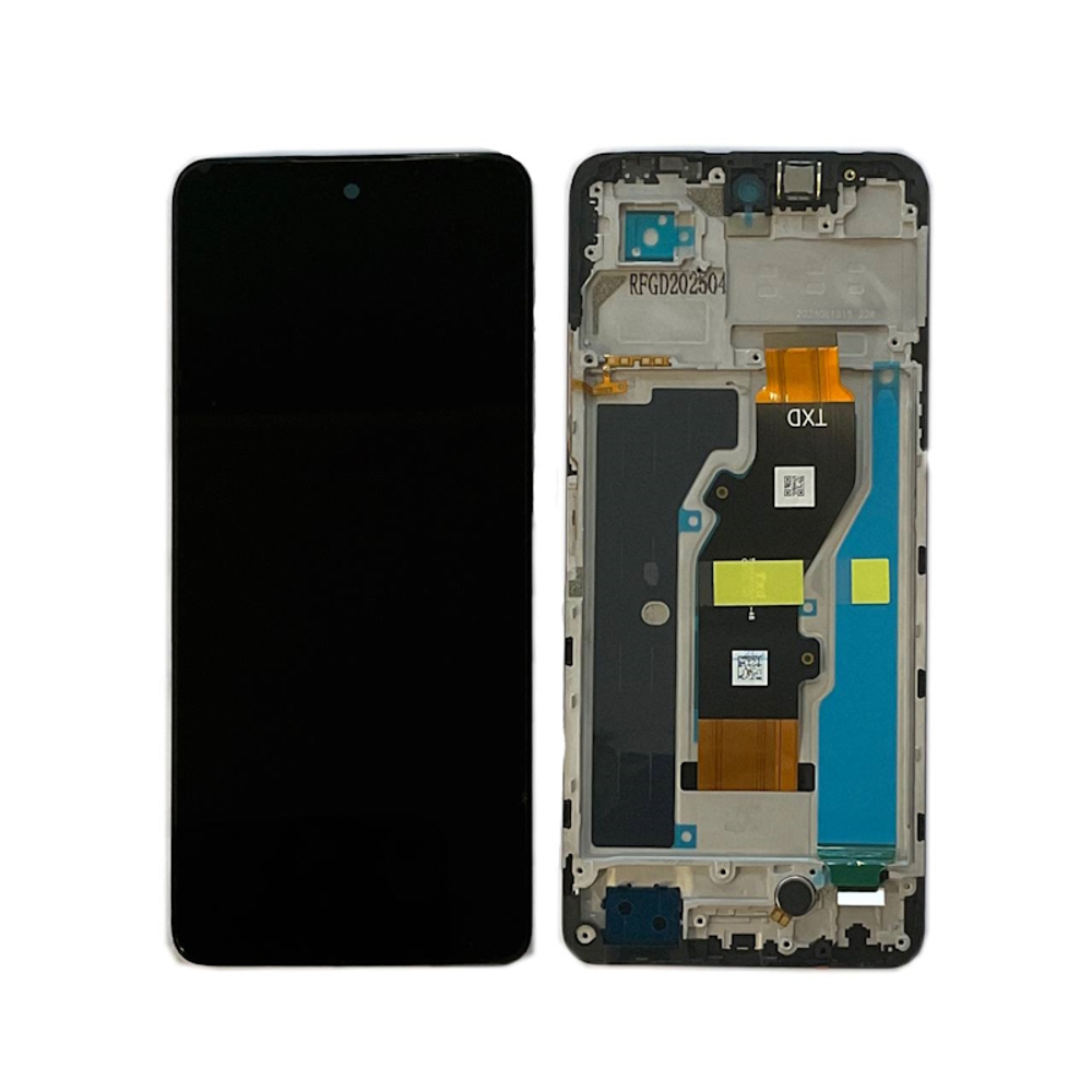 Дисплей для Infinix Hot 50 4G (X6882) с тачскрином и рамкой Черный - OR