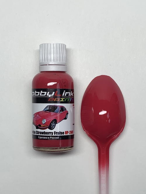 Краска лаковая HobbyLink Porsche Strawberry Fraise HP-2041