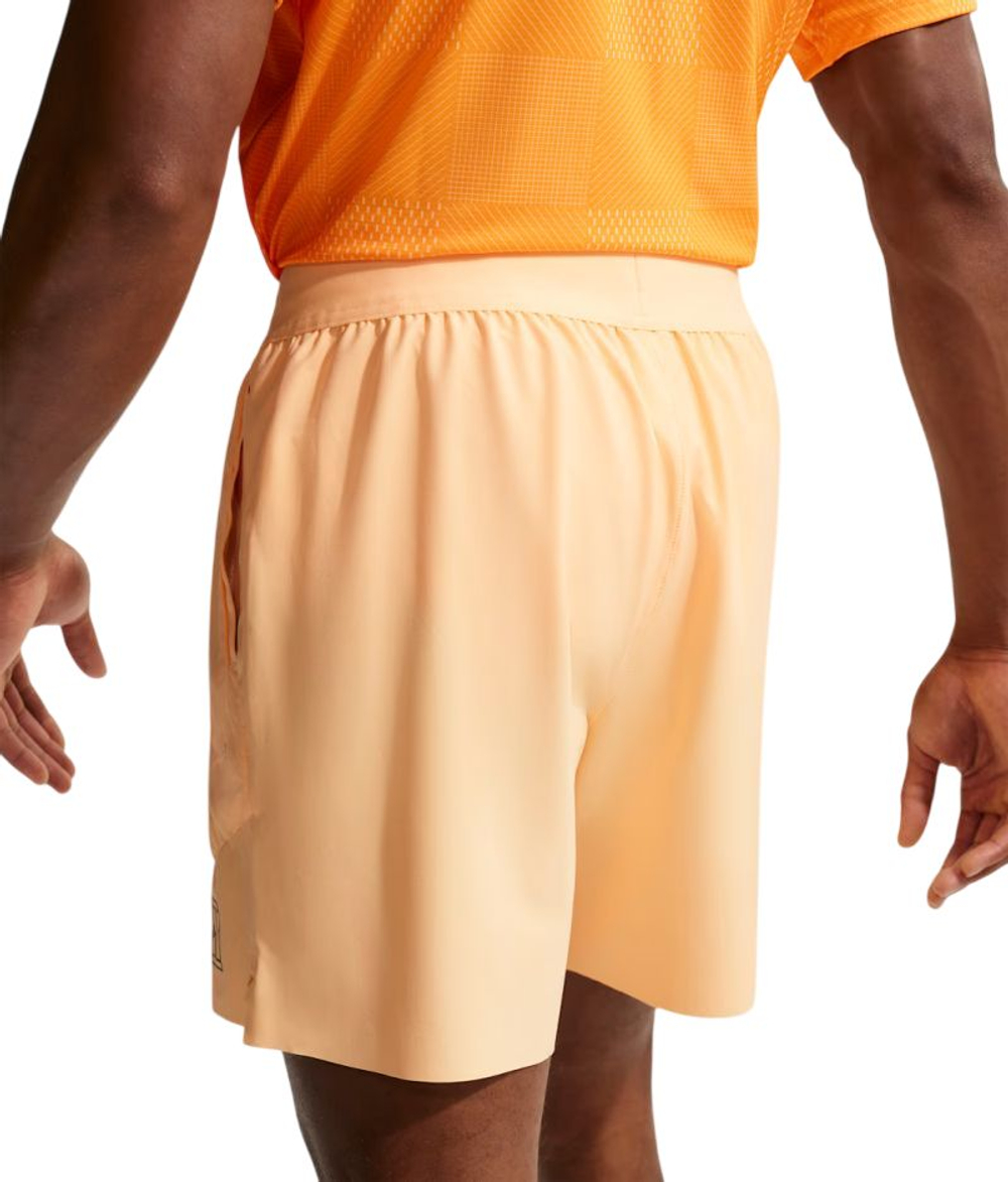 Мужские теннисные шорты Nike Court Advantage Dri-Fit 6in - tangerine tint/black