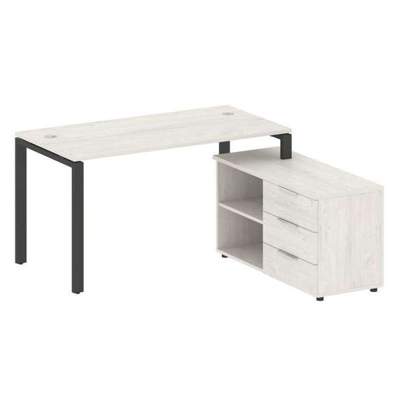 Метал Систем Рабочая станция с тумбой на П-образном м/к БП.РС-СТС-2.3 (R)