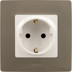 Рамка 1 пост светлая галька ETIKA Legrand