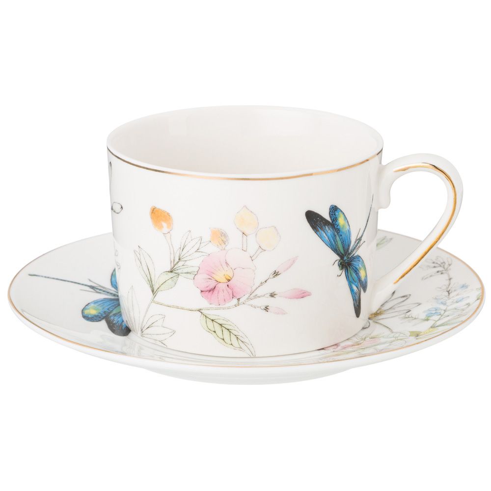 ЧАЙНЫЙ НАБОР LEFARD "СТРЕКОЗА" НА 2 ПЕР. 4 ПР. 250 МЛ (КОР=12НАБ.)