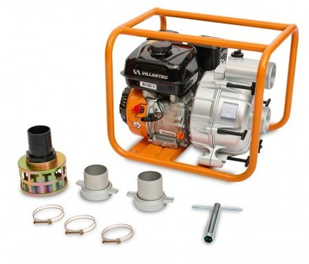 Мотопомпа бензиновая для грязной воды VILLARTEC PTB88
