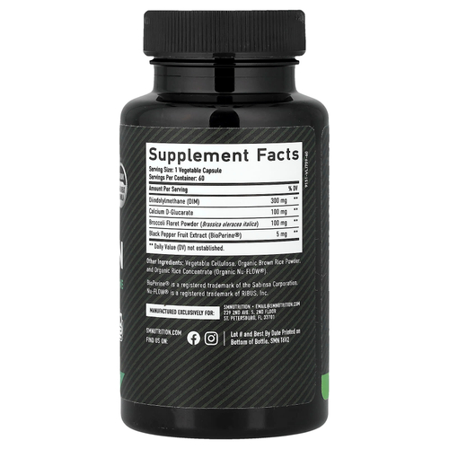 SMNutrition, DIM для мужчин, 300 мг, 60 капсул