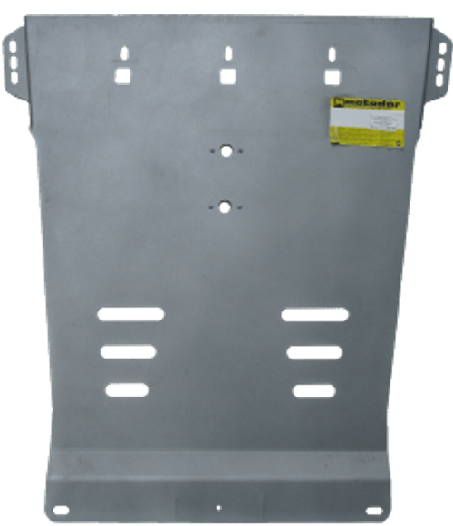 Усиленная защита Motodor кпп. 5 мм, алюминий. для Mitsubishi L 200 2014-2015,Mitsubishi L 200 2006-2014 арт.31308