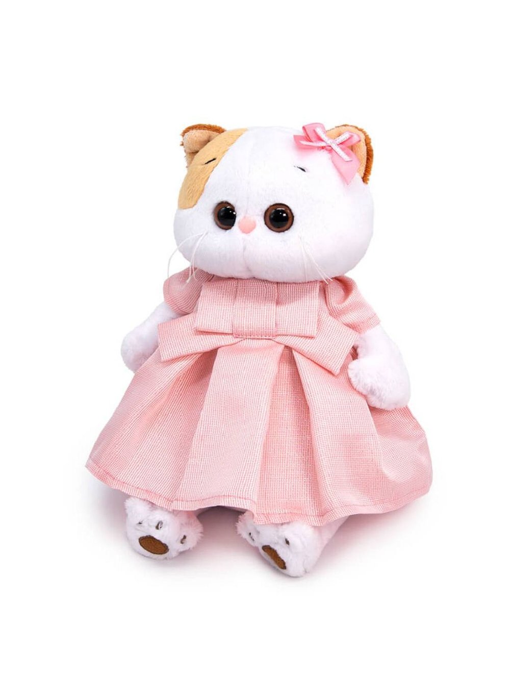 Мягкая игрушка Ли-Ли в розовом платье с люрексом 27 см