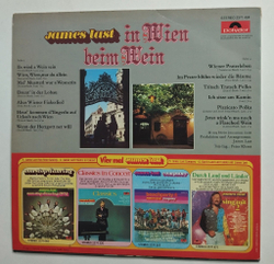 Винтажная виниловая пластинка LP James Last In Wien Beim Wein (Germany 1974)