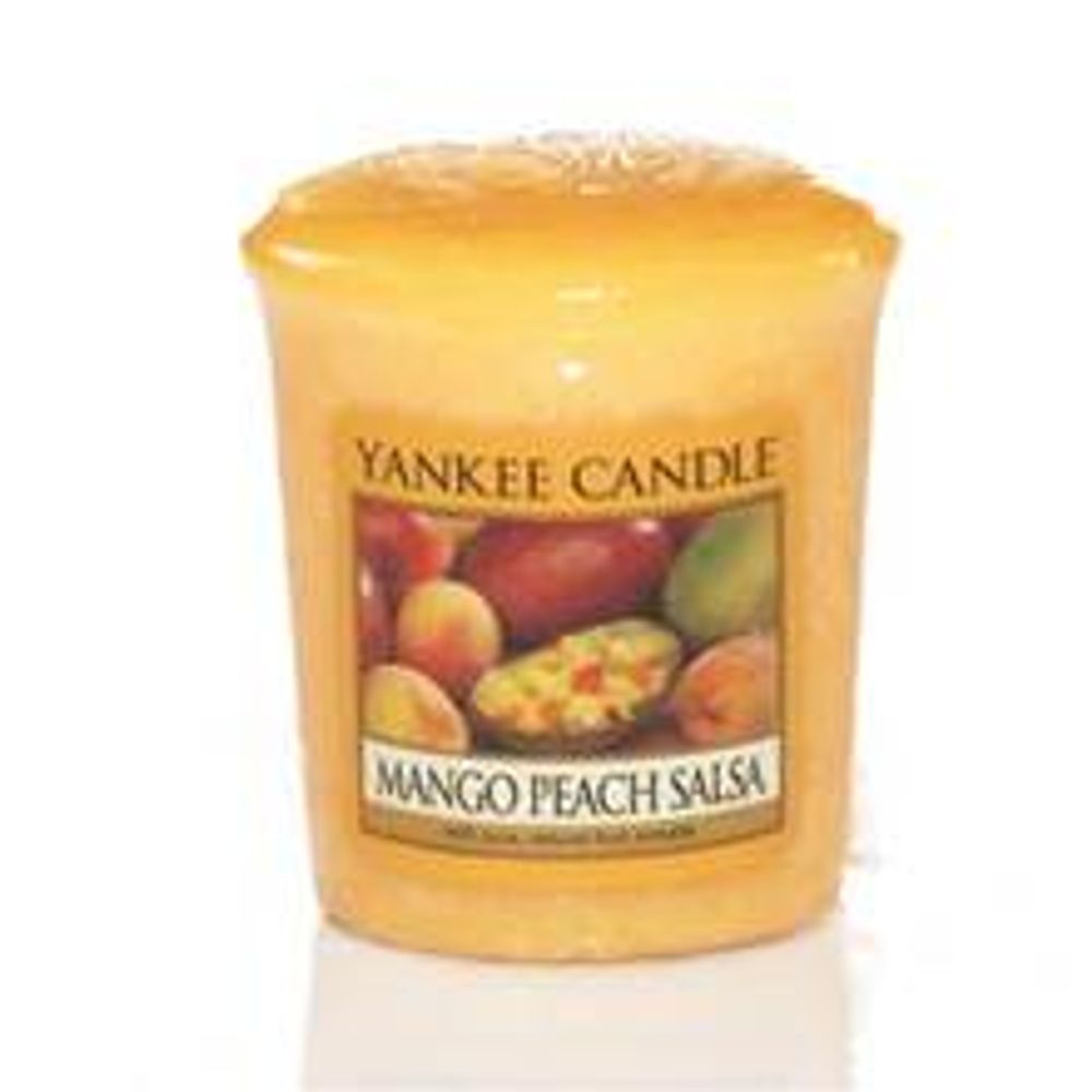 Yankee Candle Mango Peach Salsa Candle - Aromatic votive candle 49.0g Yankee Candle Mango Peach Salsa Candle - Aromatic votive candle 49.0g
