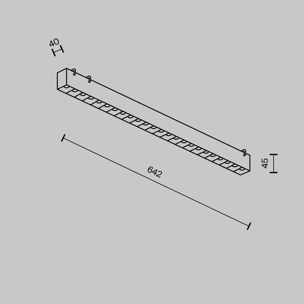 Трековый светильник Maytoni Points TR128B-24W4K-M-B