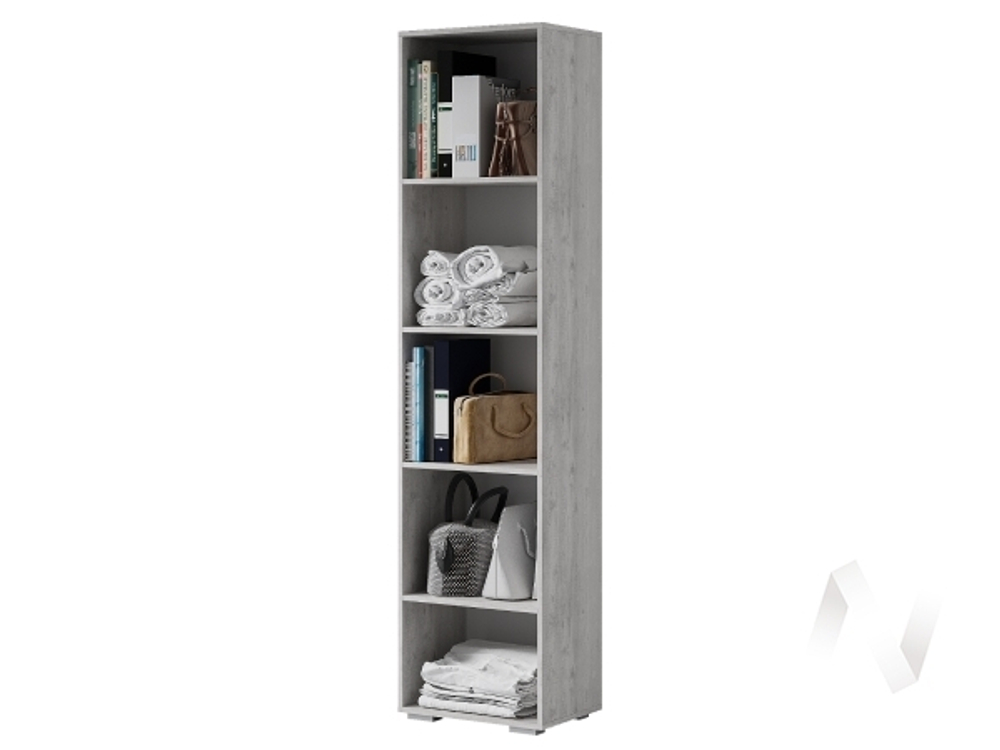 Пенал ПН-01 Гостиная Мрия (бетон пайн светлый/графит)