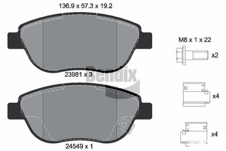 BENDIX Braking - BPD1145