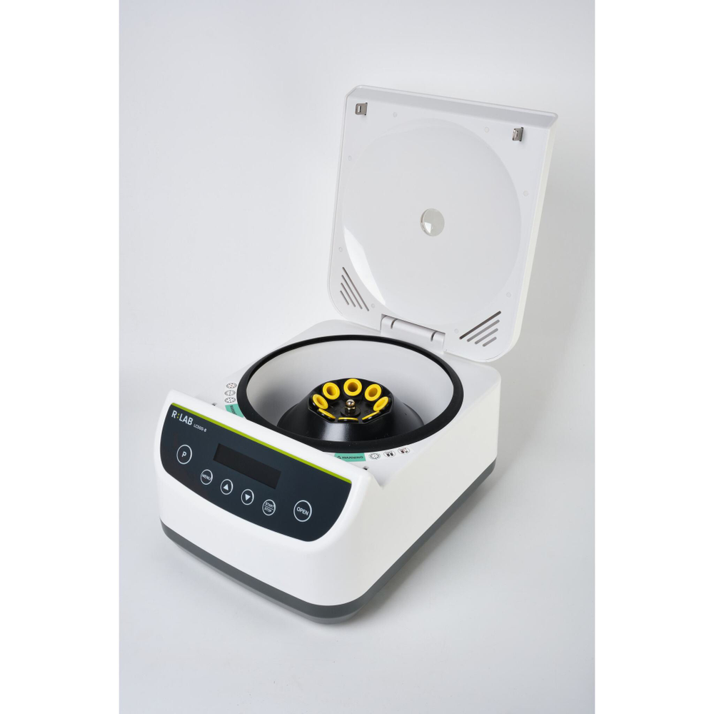 Центрифуга RLAB LC500-8, низкоскоростная, 500-4000 об/мин, 8 пробирок