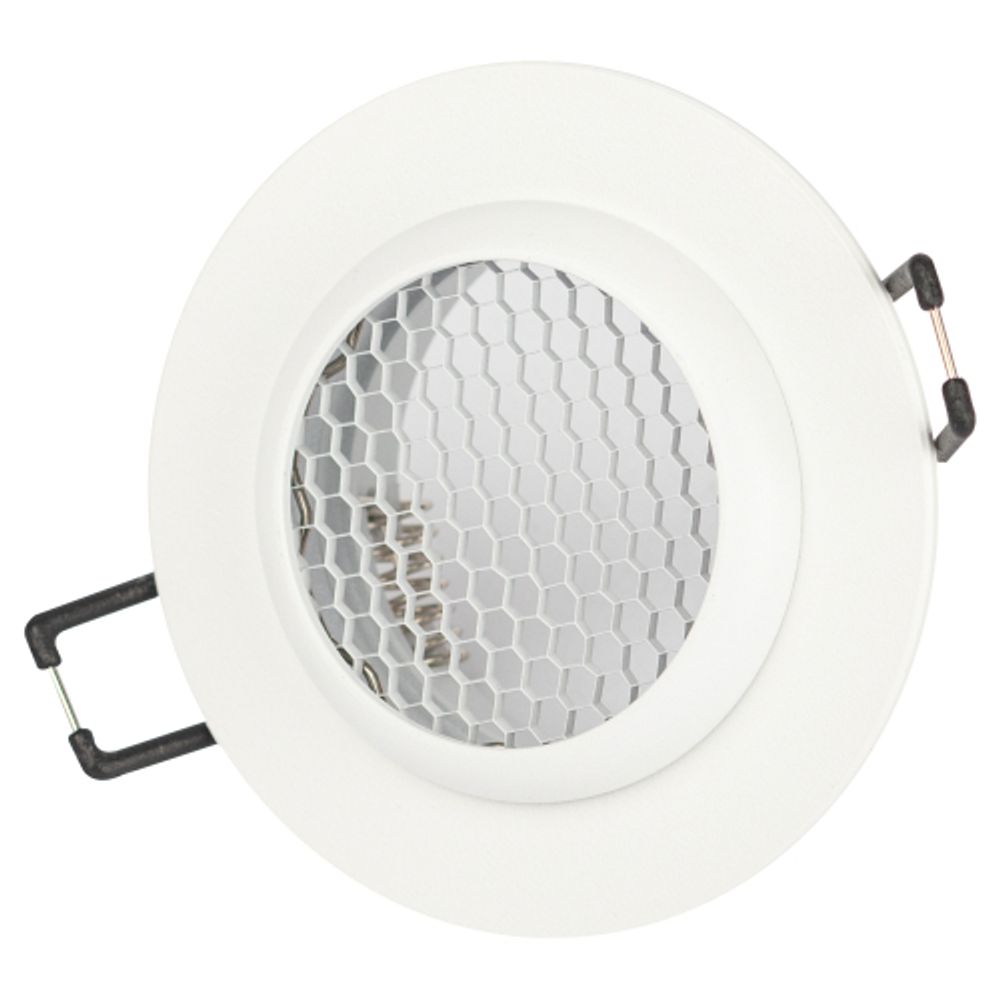 Встраиваемый светильник алюминиевый ЭРА KL109 WH MR16 GU5.3 белый матовый