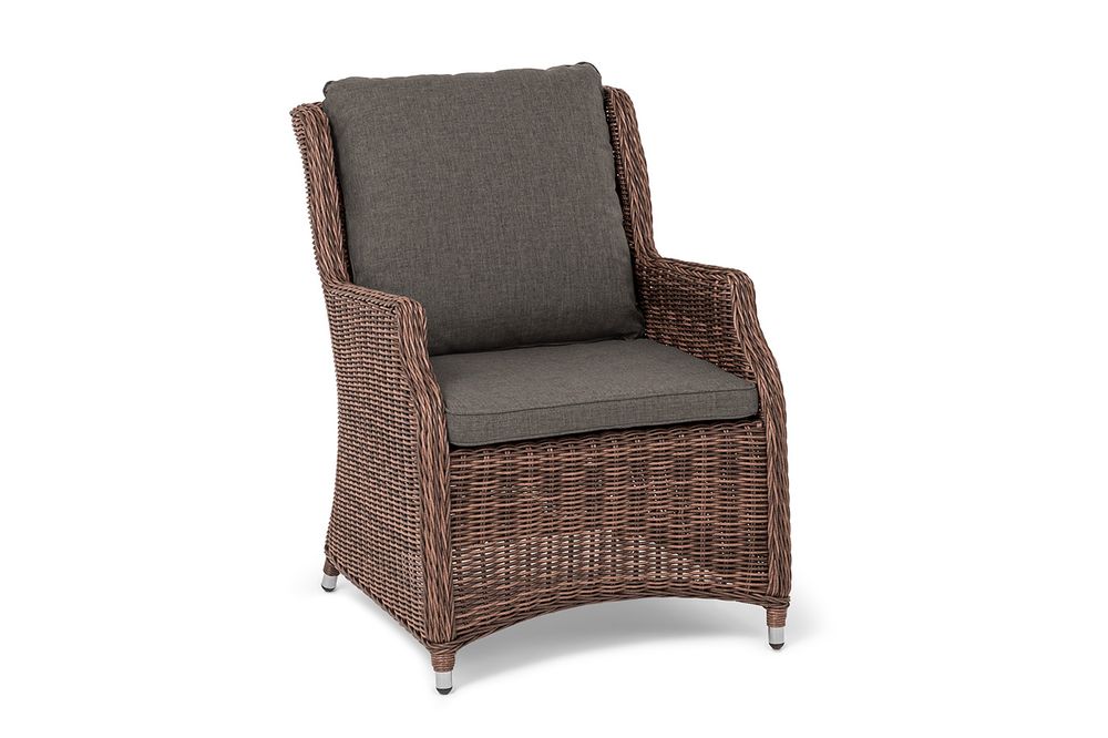 "Неаполь" плетеный стул из искусственного ротанга, цвет коричневый