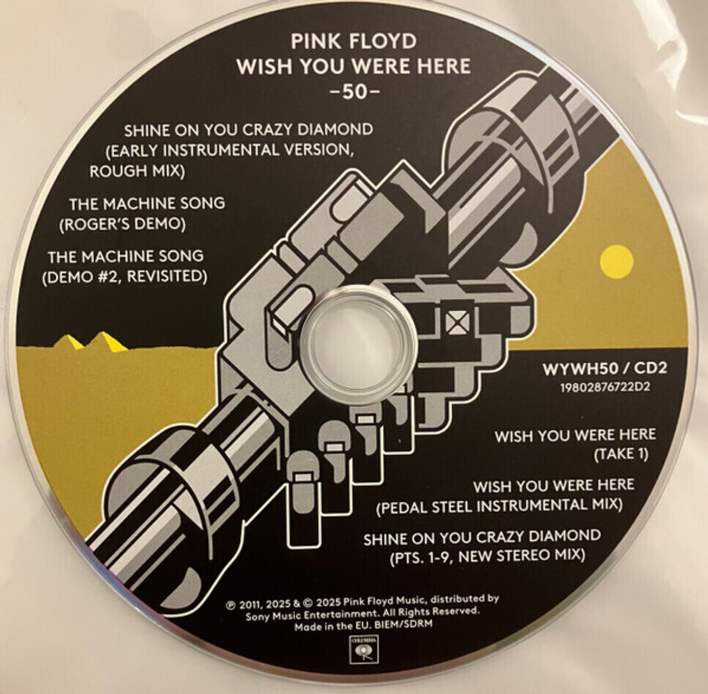 Pink Floyd / Wish You Were Here (50th Anniversary Edition)(Limited Edition)(Clear Vinyl)(4LP+2CD+7"Vinyl Single+Blu-ray)