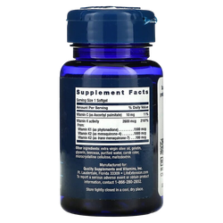 Life Extension Super K 90 softgels , Витамин К2