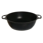 Кастрюля-жаровня 3л литой алюминий со стеклянной крышкой ж34а