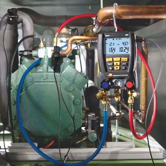 Комплект testo 550 - Цифровой манометрический коллектор c Bluetooth в комплекте с 2-мя зондам