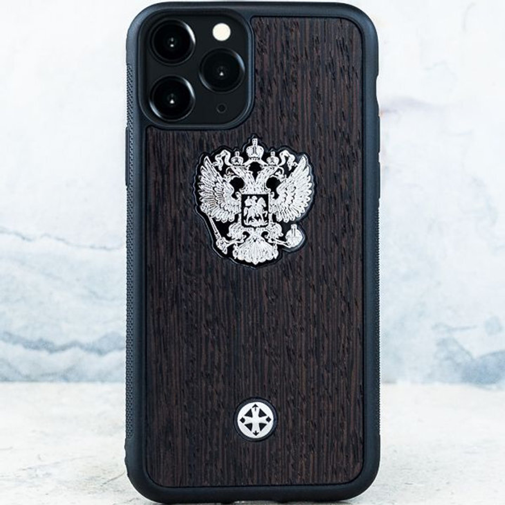 Эксклюзивный чехол iPhone 15 Pro Premium Euphoria Герб РФ Wenge – купить за  6 200 ? | Euphoria HM