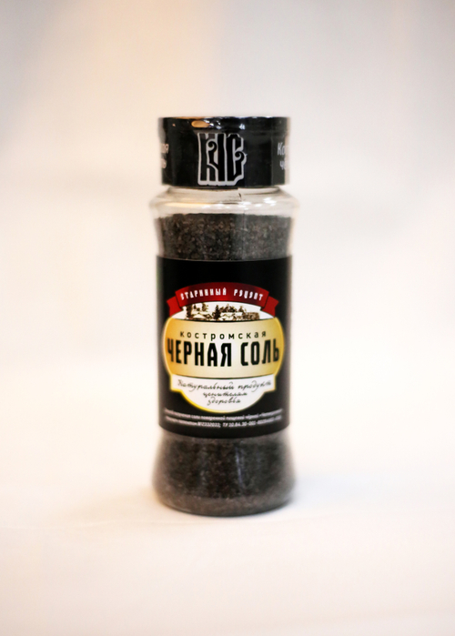 Соль чёрная в солонке, 150 г