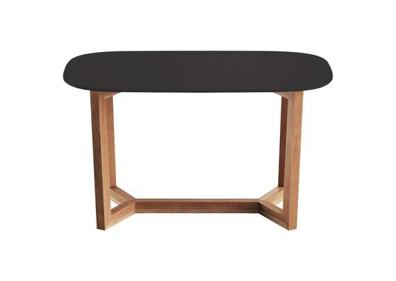 Стол обеденный Cross 2 140*80 см (черный, бук)