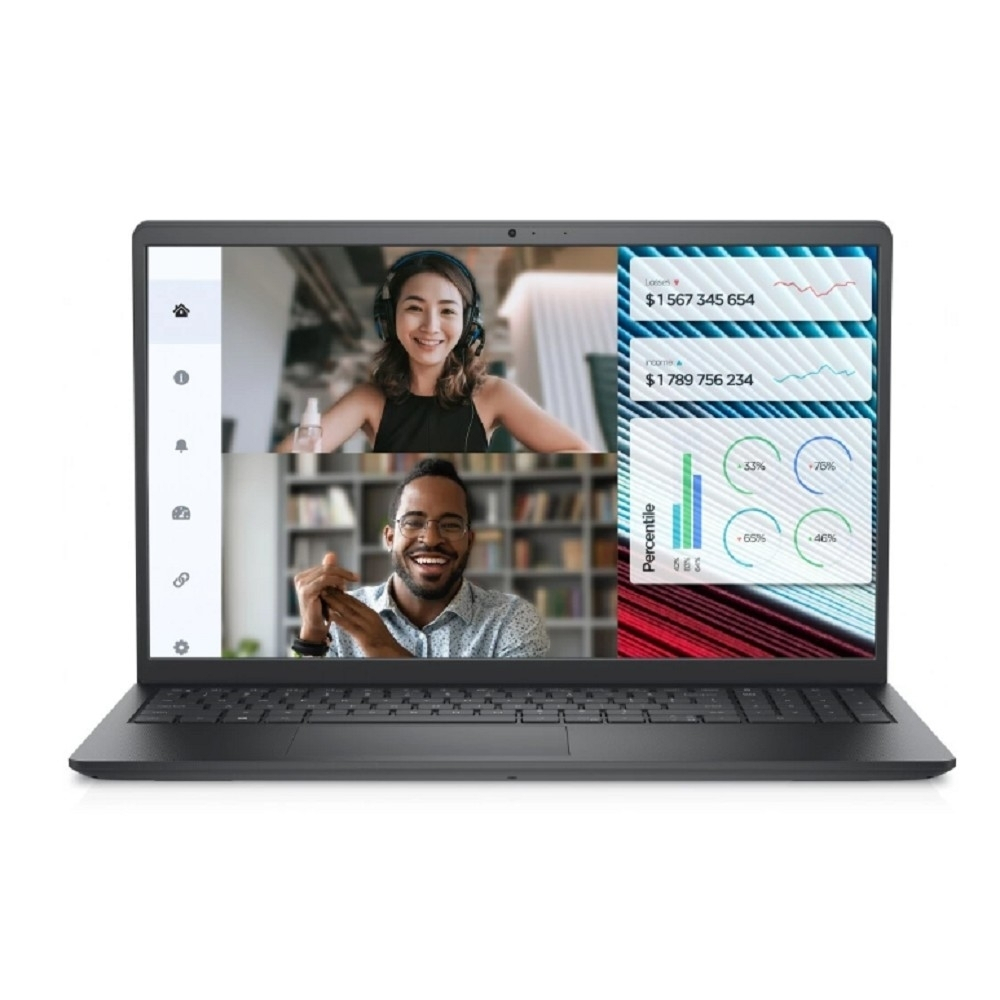 Ноутбук DELL Vostro 3520 [3520-3850-1] (КЛАВ.РУС.ГРАВ.) black 15.6" (FHD IPS i3-1215U/8Gb/512Gb SSD/RJ45/Linux/рекоменд.каб.пит.1732584) (NB3520EM)