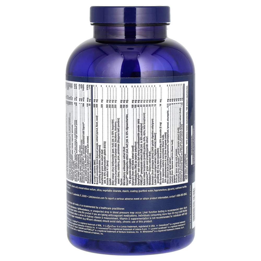 Life Extension, Таблетки Life Extension Mix с дополнительным ниацином, 240 таблеток