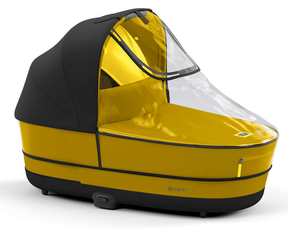 Коляска для новорожденных Cybex Priam IV Rosegold Mustard Yellow
