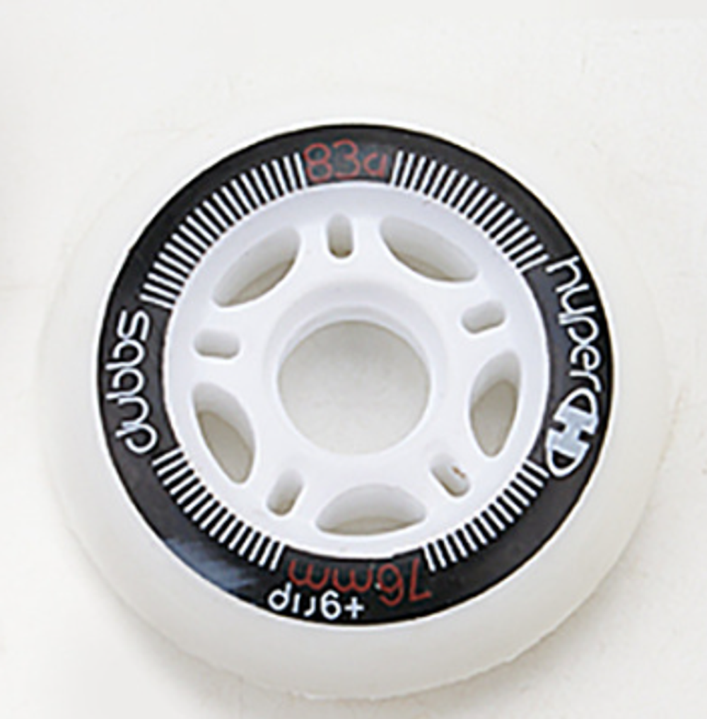 Колесо dubbs 76mm.83 A черно-белое