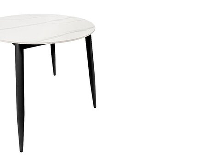 Стол Uni-Form-R.2B SBlack/White Matt Marble 727*800*800